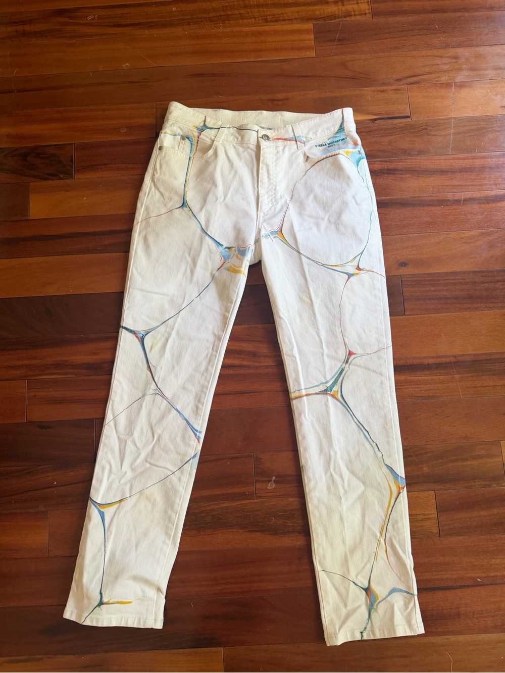Stella McCartney marble jeans